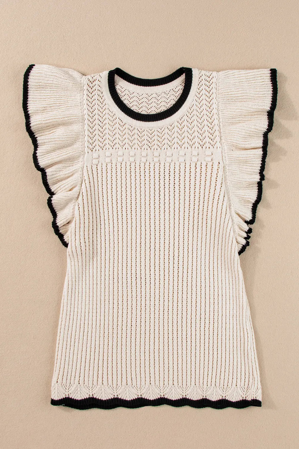 Alaya Crochet Tank Top-2