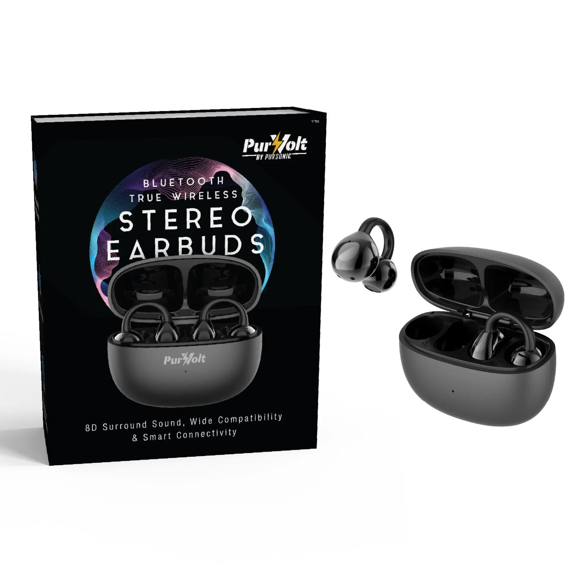 Pursonic True Wireless Stereo Earbuds – Immersive Sound, Compact Design, All-Day Comfort-0