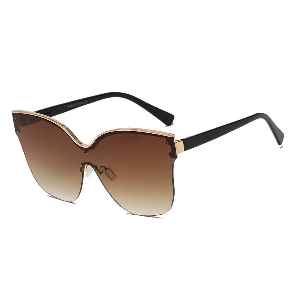 BARCELONA | Women Cat Eye Oversize Sunglasses-2