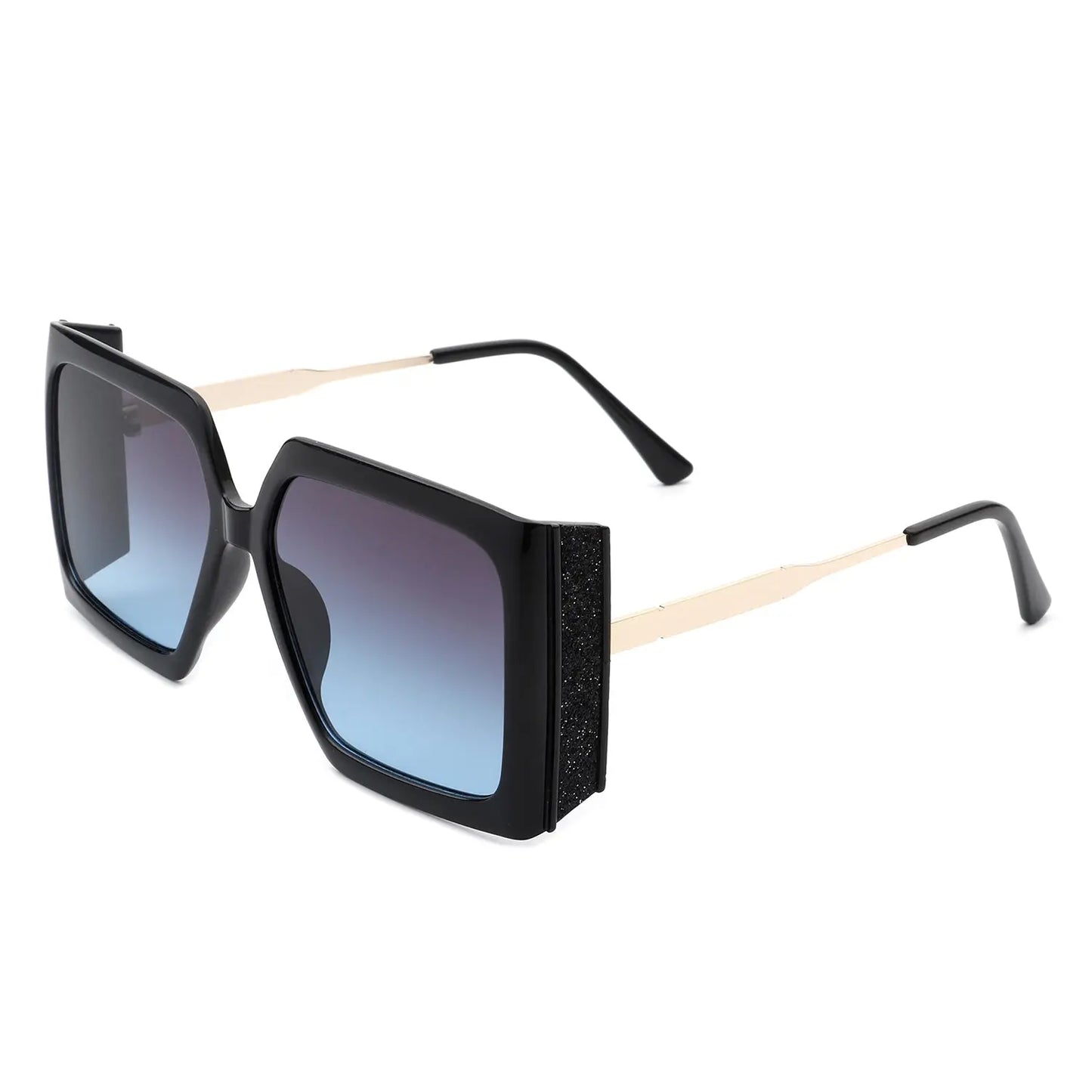 Yellowra - Women Oversize Retro Square Large Fashion Sunglasses-6