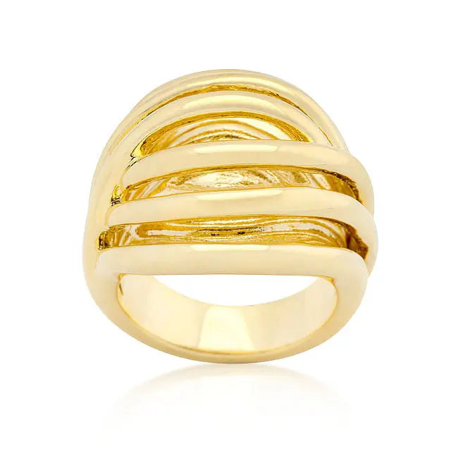 Golden Illusion Fashion Ring-1