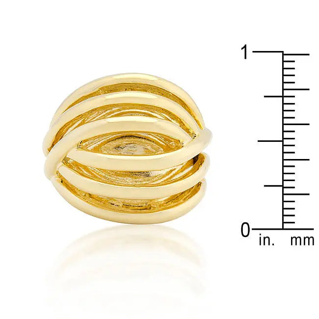 Golden Illusion Fashion Ring-2