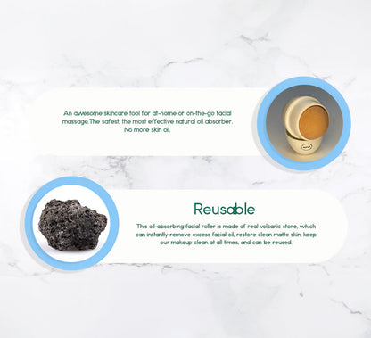 Volcanic Stone Oil-Absorbing Face Roller