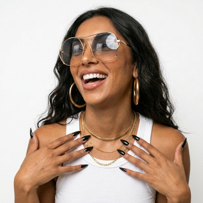 Unstoppable Metal Pilot Sunglasses