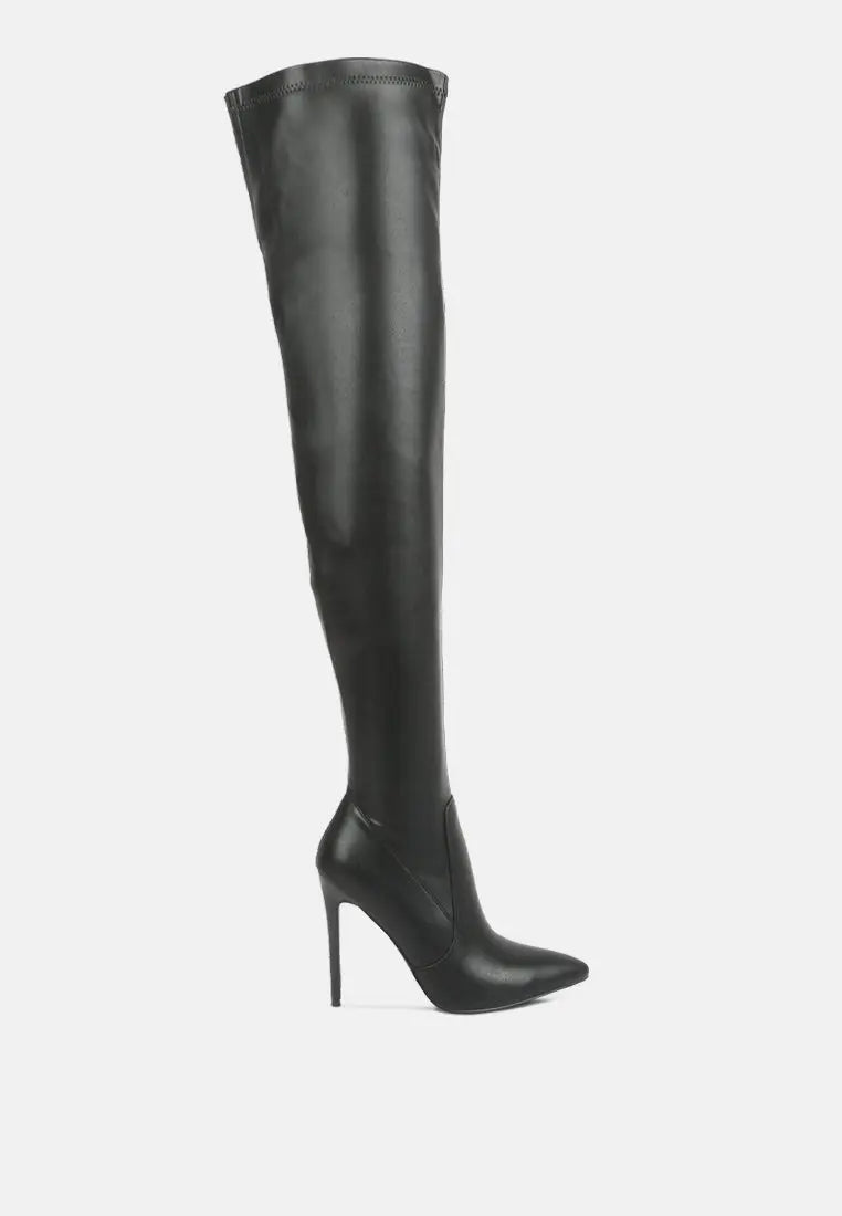Gush Over Knee Heeled Boots-0