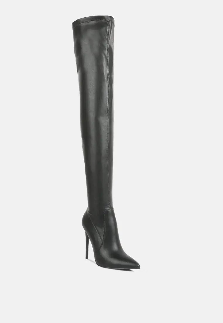 Gush Over Knee Heeled Boots-1