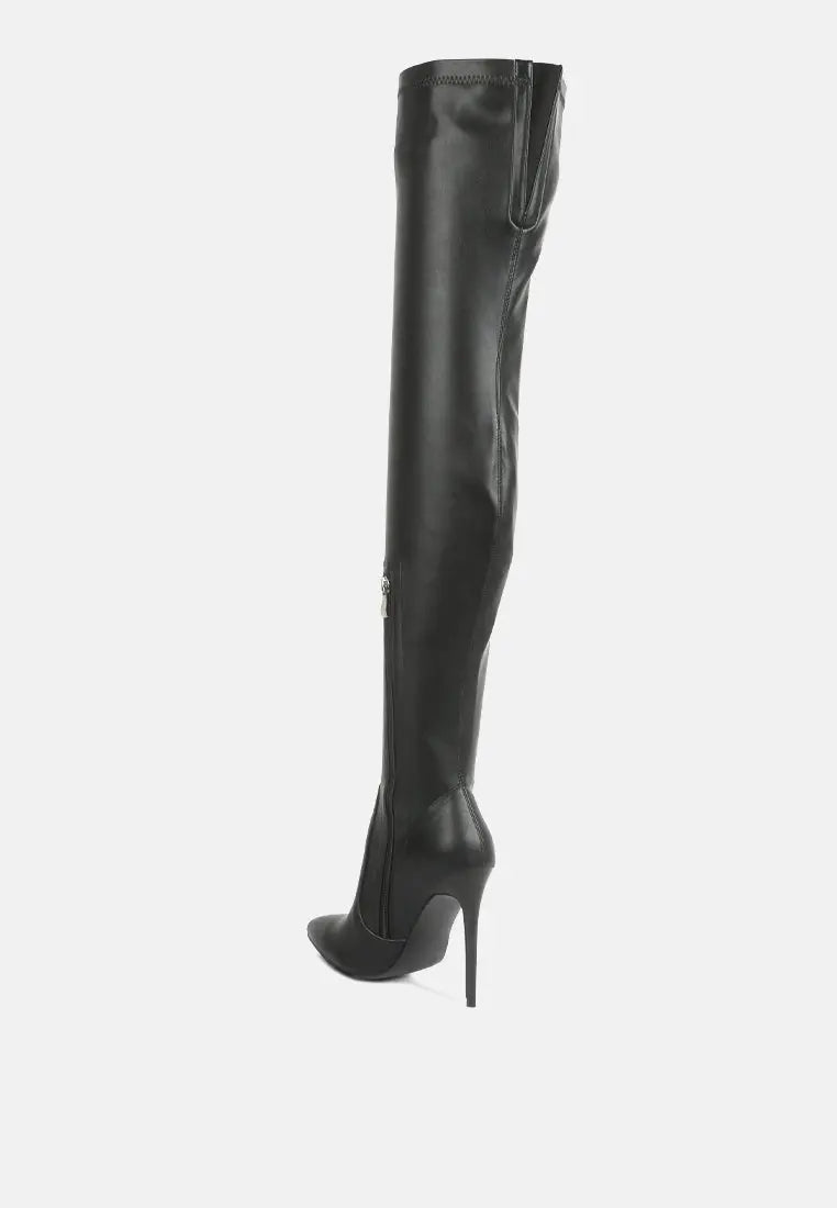 Gush Over Knee Heeled Boots-2